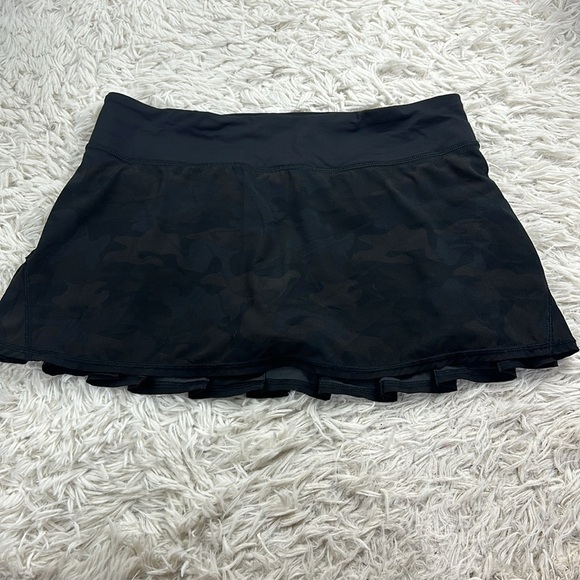 Lululemon Run: Pace Setter Skirt (Regular) *4-way Stretch Savasana Camo 20cm New - Picture 1 of 7